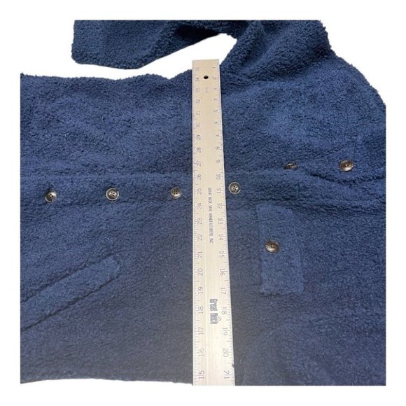 Bonobos Men’s M Slim Fit Teddy Cardigan Sherpa Jacket Shacket Button Grandpa - Picture 4 of 11